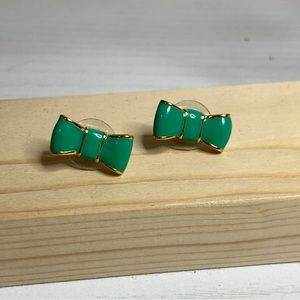 Kate Spade Take A Bow Earrings Mint Green